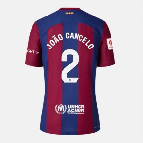 Barcelona Joao Cancelo #2 Hemmatröja Kvinnor 2023-24 Kortärmad